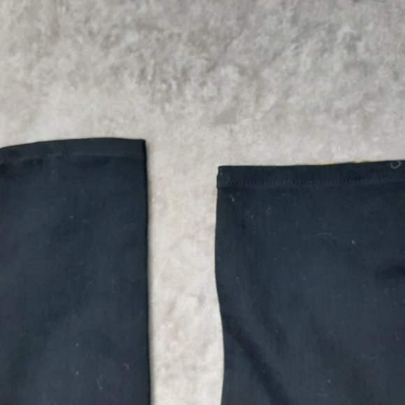 Junya Watanabe Cropped Black With Yellow Animal Print FAUX FUR Jeans - Picture 5 of 8